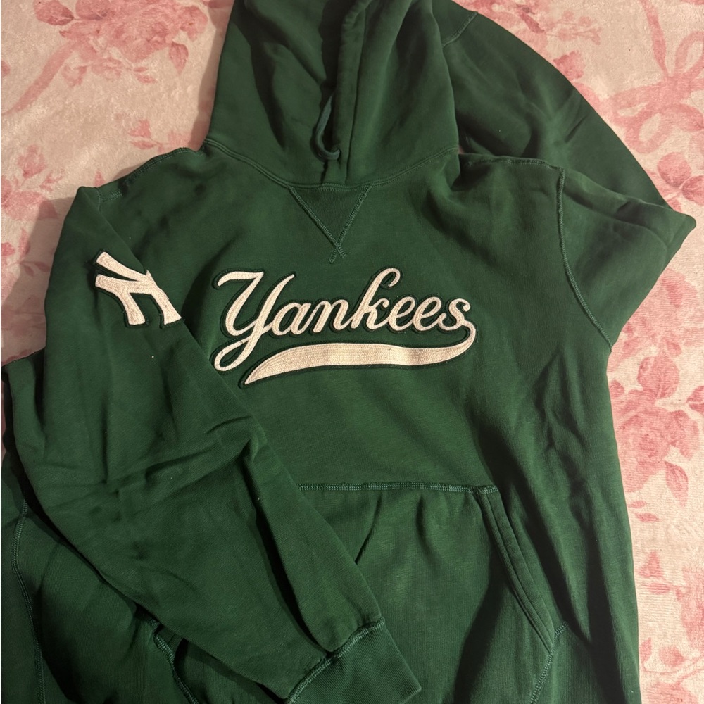 Green Yankees Hoodie Ralph Lauren size large
